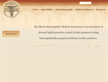 Tablet Screenshot of homeopathyillinois.org